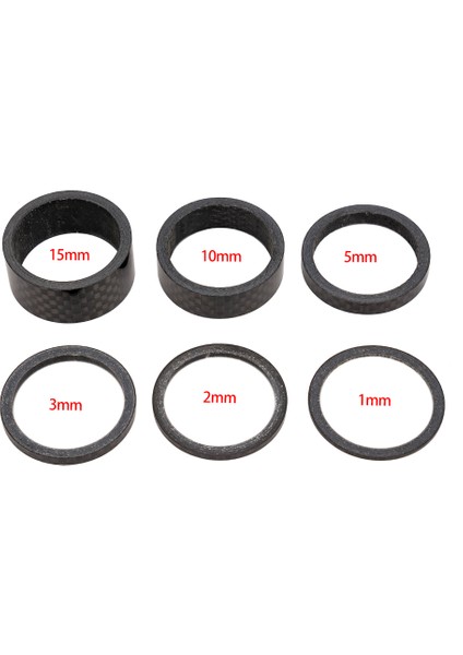 2mm Tarzı Ztto Bisiklet Kulaklık Yıkama Ultra Hafif Karbon Fiber Dağ Yol Bisikleti Çatal Tüp Spacer Kök Conta (Yurt Dışından) modelleri