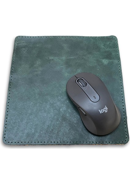 Hakiki Deri Mausepad, 20*20CM Crazy Gerçek Deri Mouse Pad, 1 Adet Oyuncu Gamepad