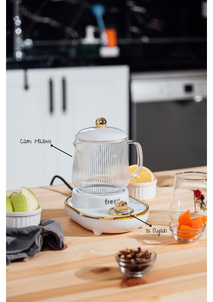 YSB-GC03 Venice Beyaz Kettle fırsatları