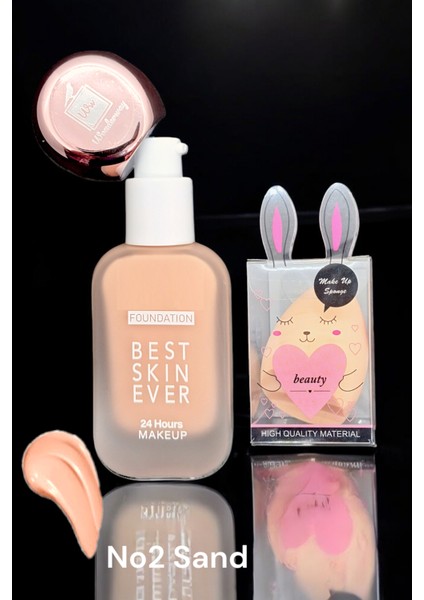 Porselen Fondöten - Yoğun Kapatıcı Etkili- Sünger Hediyesi ile fiyatları