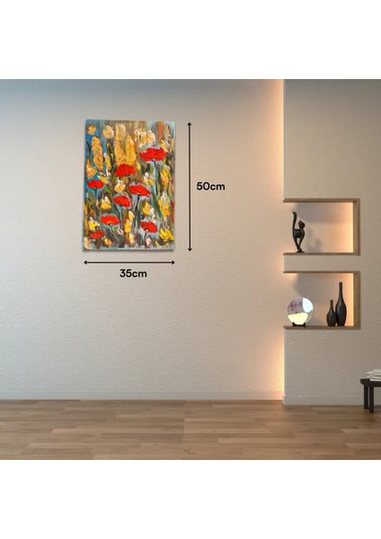 Yağlı Boya Tablo Gelincik 35 x 50cm fırsatları