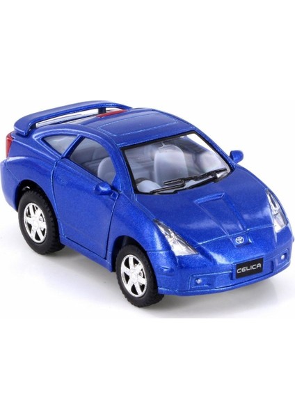10 Cm. Çek Bırak Mavi Toyota Celica Diecast Araba