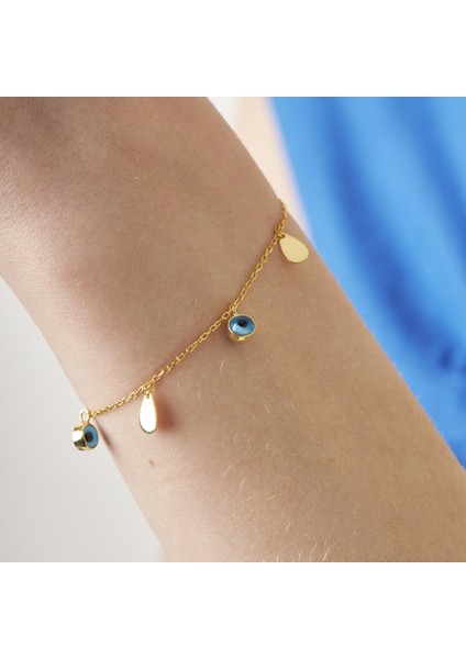 Dört Nazar Taşlı Takı Seti fırsatları