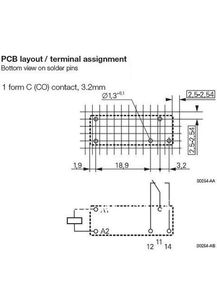 Hongfa HF118F 012-1Z1T 12V 10A 1c 5 Pin Minyatür Pcb Güç Rölesi - 5 Adet