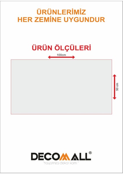 9 Code Yapışkanlı Desenli Folyo Duvar Dolap Mutfak Tezgah Arası Folyo Kaplama(50x100cm)