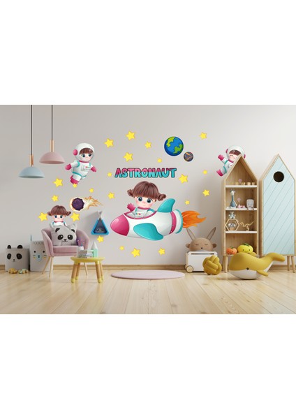 Çocuklar Için Sevimli Dinazor Temalı Duvar Sticker