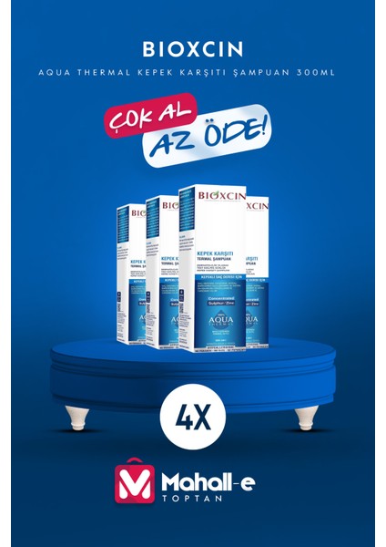 Aqua Thermal Yoğun Kepek Karşıtı Şampuan Ds 200ML 4'lü fiyatları