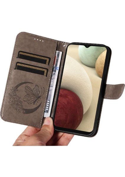 Samsung Galaxy A22 4g Için Flip Case Yüksek Kalite Deri Kabartmalı El (Yurt Dışından) fırsatları