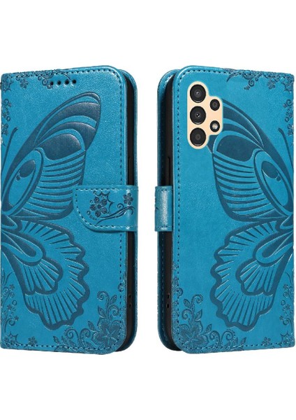 Kredi Kartı Yuvası Ayrılabilir El ile Samsung Galaxy A13 5g Için Flip Case (Yurt Dışından)