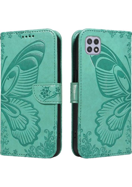 Samsung Galaxy A22 5g Için Flip Case Yüksek Kalite Deri Ayrılabilir El (Yurt Dışından)