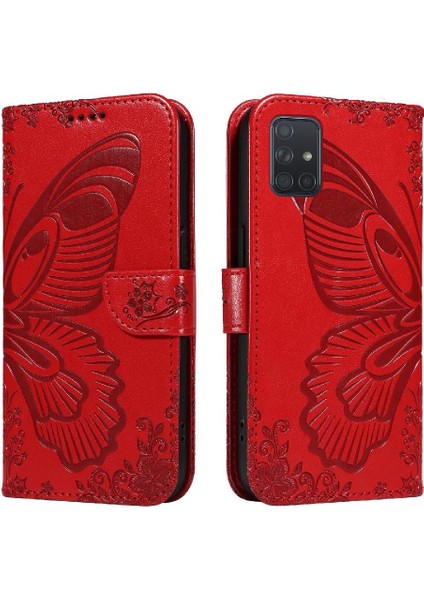 Samsung Galaxy A71 5g Yüksek Kalite Deri Kredi Kartı ile Flip Case (Yurt Dışından)