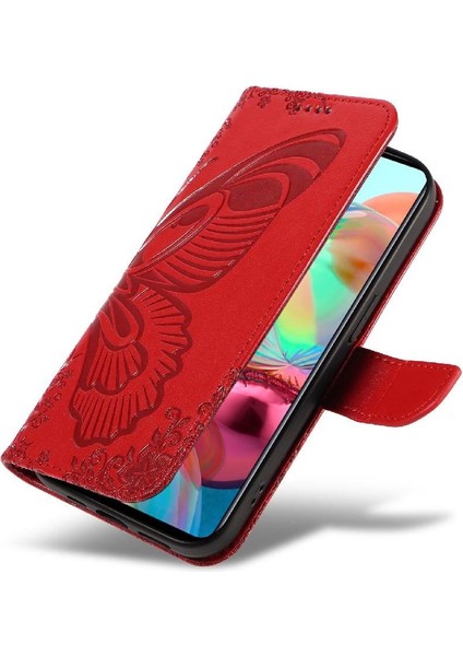 Samsung Galaxy A71 5g Yüksek Kalite Deri Kredi Kartı ile Flip Case (Yurt Dışından)