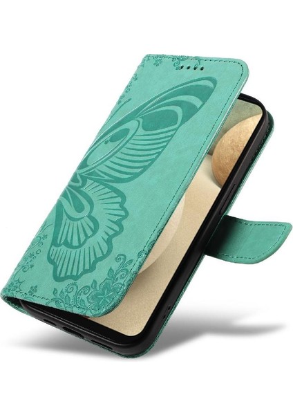 Samsung Galaxy A22 4g Için Flip Case Yüksek Kalite Deri Kabartmalı El (Yurt Dışından) modelleri