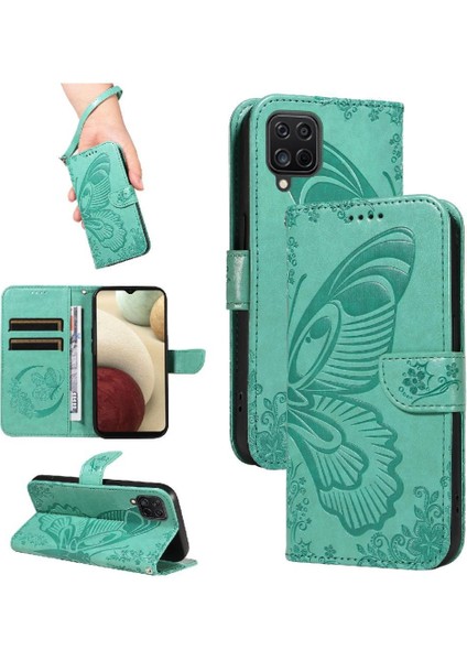 Samsung Galaxy A22 4g Için Flip Case Yüksek Kalite Deri Kabartmalı El (Yurt Dışından) fırsatları