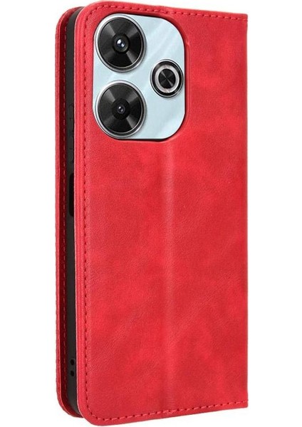 Xiaomi Poco M6 4g Pu Deri Manyetik Kapatma Cüzdan (Yurt Dışından)