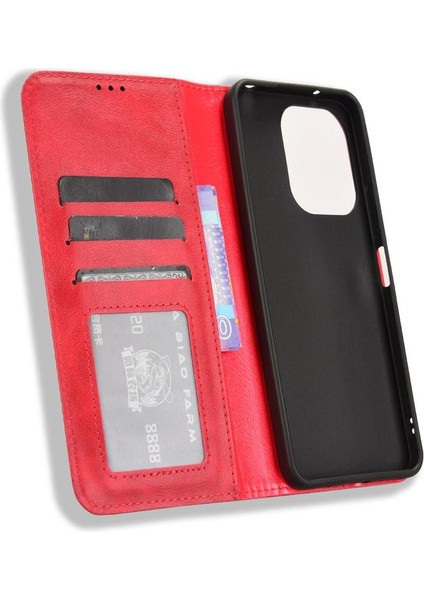 Xiaomi Poco M6 4g Pu Deri Manyetik Kapatma Cüzdan (Yurt Dışından)