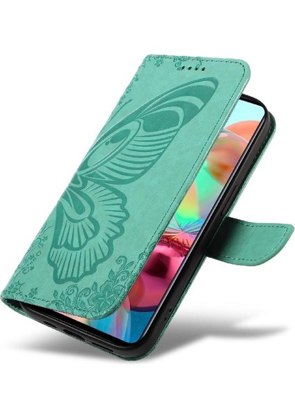 Samsung Galaxy A71 5g Yüksek Kalite Deri Kredi Kartı ile Flip Case (Yurt Dışından)