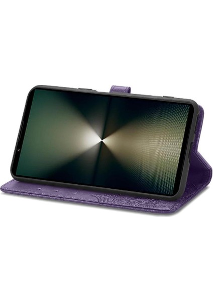 Sony Xperia 1 Vı Flip Kapak Için Flip Case Basit Iş Deri Kılıf (Yurt Dışından)