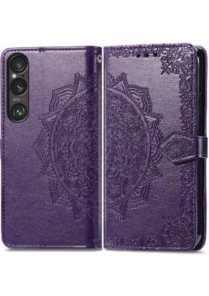 Sony Xperia 1 Vı Flip Kapak Için Flip Case Basit Iş Deri Kılıf (Yurt Dışından)