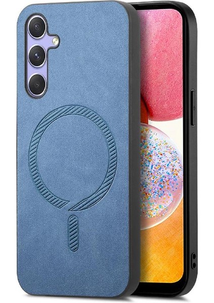 Samsung Galaxy A14 Ince Kablosuz Şarj Magsafe Araba Mounts Için Flip Case (Yurt Dışından)