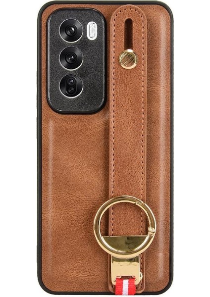 Oppo Oppo 12 Pro 5g Bilek Kayışı Premium Pu Deri Uyumluluk Için Kılıf (Yurt Dışından)