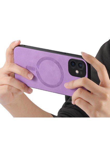 IPhone 11 Için Flip Case Kablosuz Şarj Ince Magsafe Araba Bağlar (Yurt Dışından)