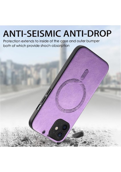 IPhone 11 Için Flip Case Kablosuz Şarj Ince Magsafe Araba Bağlar (Yurt Dışından)
