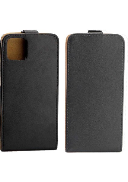 Dikey Flip Case IPhone 11 Pro Tpu Deri Koruyucu Kapak Iş (Yurt Dışından)