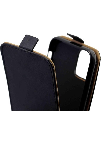 Dikey Flip Case IPhone 11 Pro Tpu Deri Koruyucu Kapak Iş (Yurt Dışından)