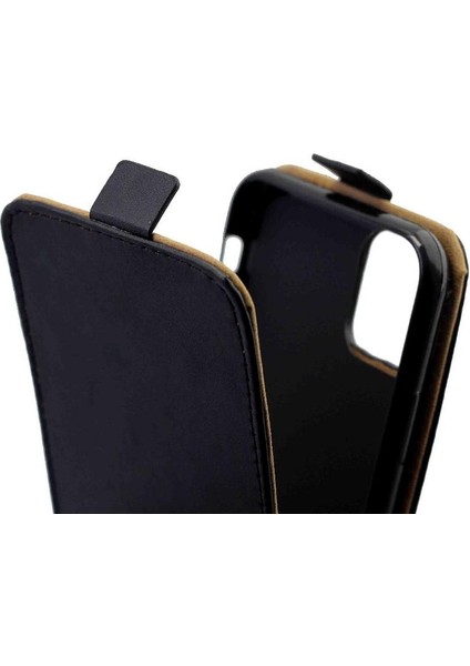 Dikey Flip Case IPhone 11 Pro Max Iş Tarzı Tpu Deri Kart (Yurt Dışından)