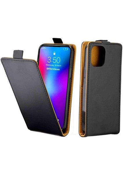 IPhone 12 Için Dikey Flip Case Koruyucu Kapak Iş Tarzı Tpu Kart (Yurt Dışından)