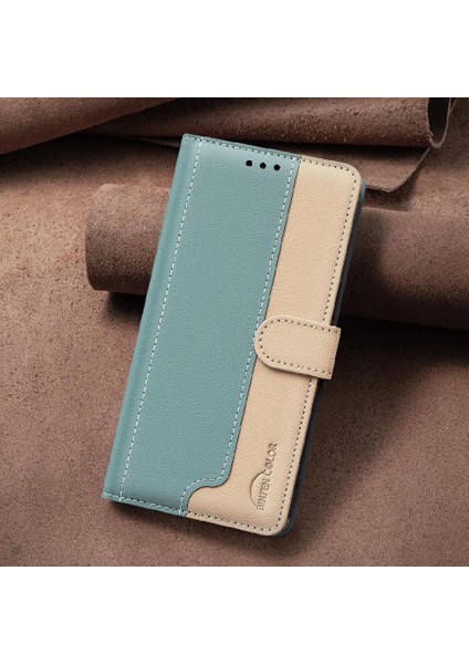 Tecno Pop 8 Kickstand Flip Folio Rfıd Engelleme Kart Yuvaları Için Flip Case (Yurt Dışından)