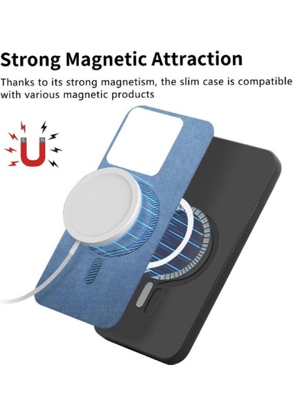 Xiaomi Redmi Not Için Flip Case 13 Pro 5g Ince Kablosuz Şarj Magsafe (Yurt Dışından) modelleri