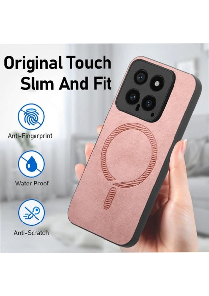Xiaomi 14 5g Hafif Ince Magsafe Araba Mounts Kablosuz Için Flip Case (Yurt Dışından)