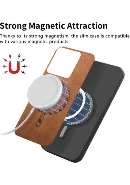Xiaomi Redmi Not Için Flip Case 13 Pro 5g Ince Kablosuz Şarj Magsafe (Yurt Dışından) modelleri
