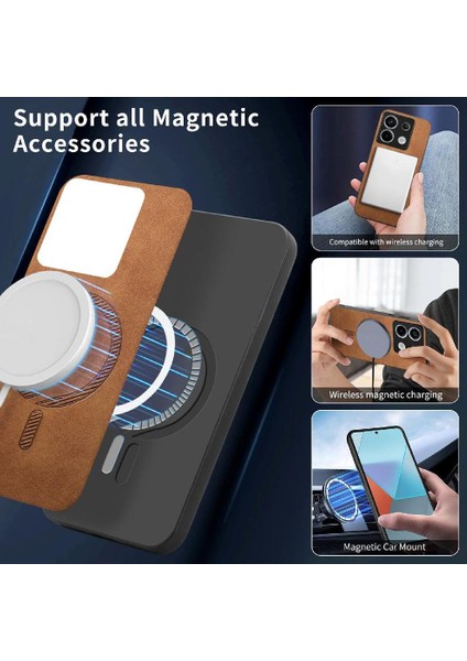 Xiaomi Redmi Not Için Flip Case 13 Pro 5g Ince Kablosuz Şarj Magsafe (Yurt Dışından) indirimleri