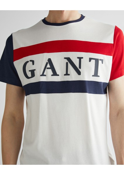 Erkek Krem Regular Fit Bisiklet Yaka Logolu T-Shirt 2324147T.113 indirimleri