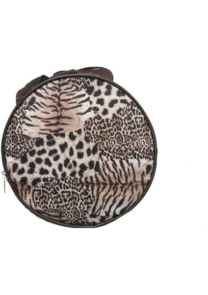 Leopar Desen Kadın Seyahat ve Spor Çantası modelleri