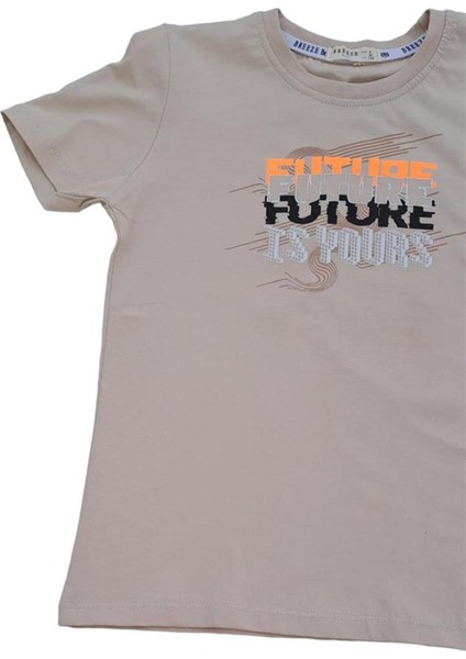 Erkek Çocuk Pamuklu Future Yazılı T-Shirt indirimleri