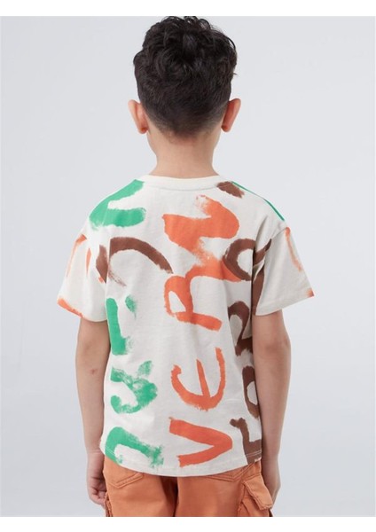 Erkek Çocuk Pamuklu Batik Desenli Yarım Kol T-Shirt fırsatları