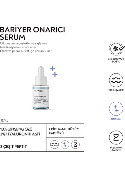 Bariyer Onarıcı, Nemlendirici ve Canlandırıcı Cilt Bakım Seti Tonik, Serum, Krem Ginseng & Yeşil Çay fırsatları