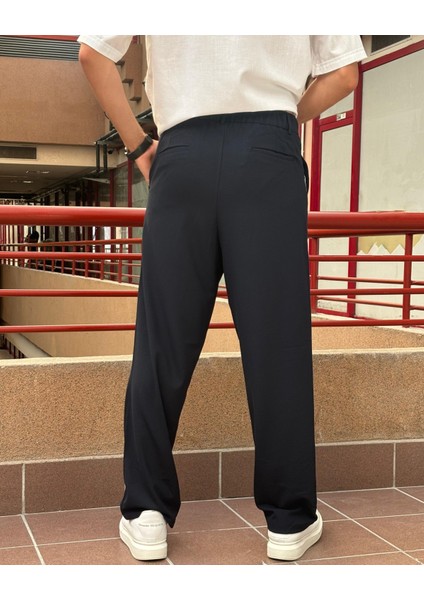Baggy Kalıp, Yazlık-Baharlık, Esnek-Dökümlü, Pile Detaylı, Geniş Kumaş Pantolon ASP01 fırsatları