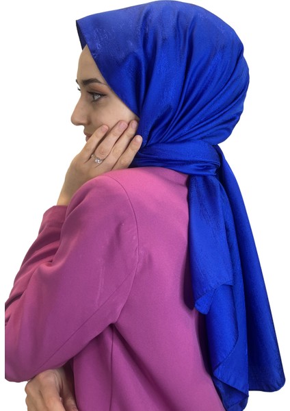 Scarf Jakarlı Şal, Floş Jakar Cam Kırığı Desenli Şal 01074