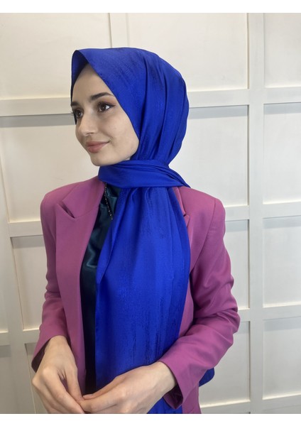 Scarf Jakarlı Şal, Floş Jakar Cam Kırığı Desenli Şal 01074 modelleri