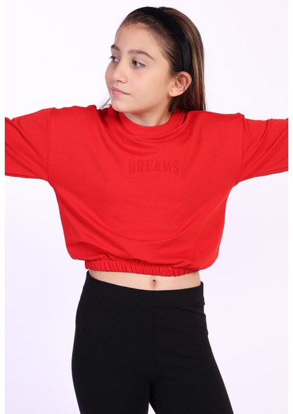 Kız Çocuk Dreams Nakışlı Sweatshirt