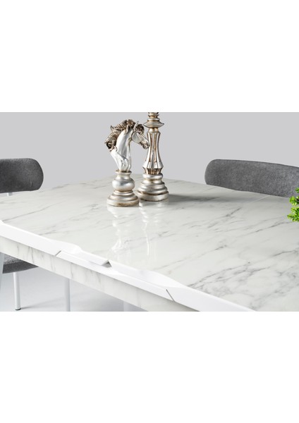 Mdf Mutfak Masa Sandalye Takımı 80x130cm