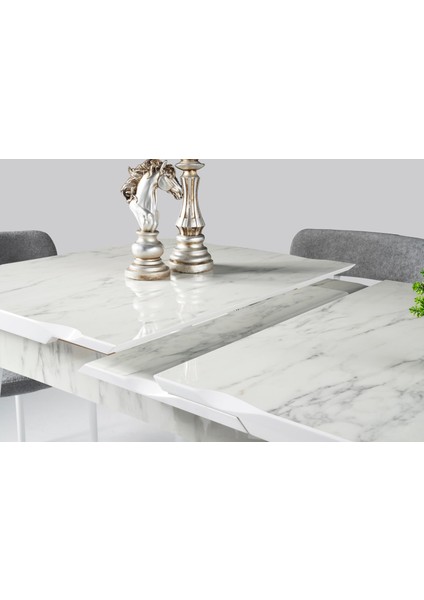 Mdf Mutfak Masa Sandalye Takımı 80x130cm