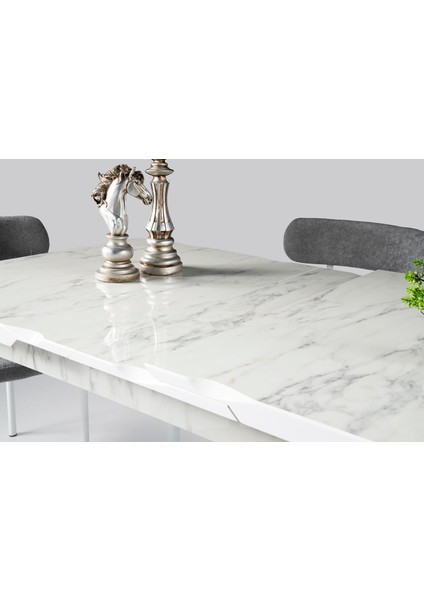 Mdf Mutfak Masa Sandalye Takımı 80x130cm