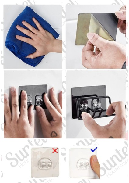 Yapışkanlı 4 Kancalı Banyo Rafı ve Sabunluk Banyo Düzenleyici Askılı Banyo Organizer fiyatları