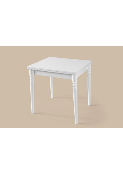 Ahşap Ayaklı Açılır Mutfak Masası 70x80